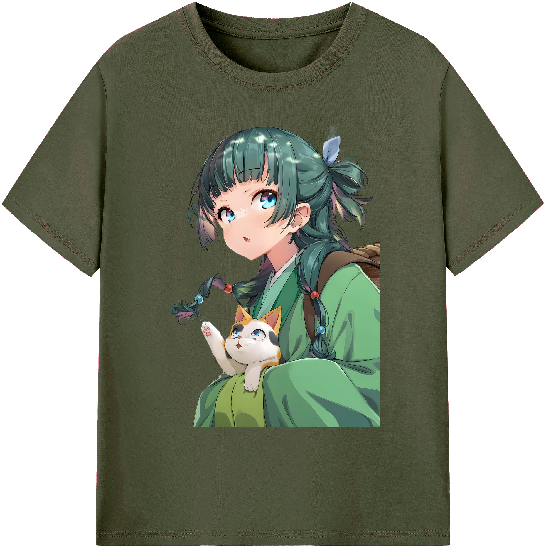 （画像用） 薬屋のひとりごと The Apothecary Diaries 綿100％ メンズ半袖Tシャツ｜肌触りやわらか＆通気性